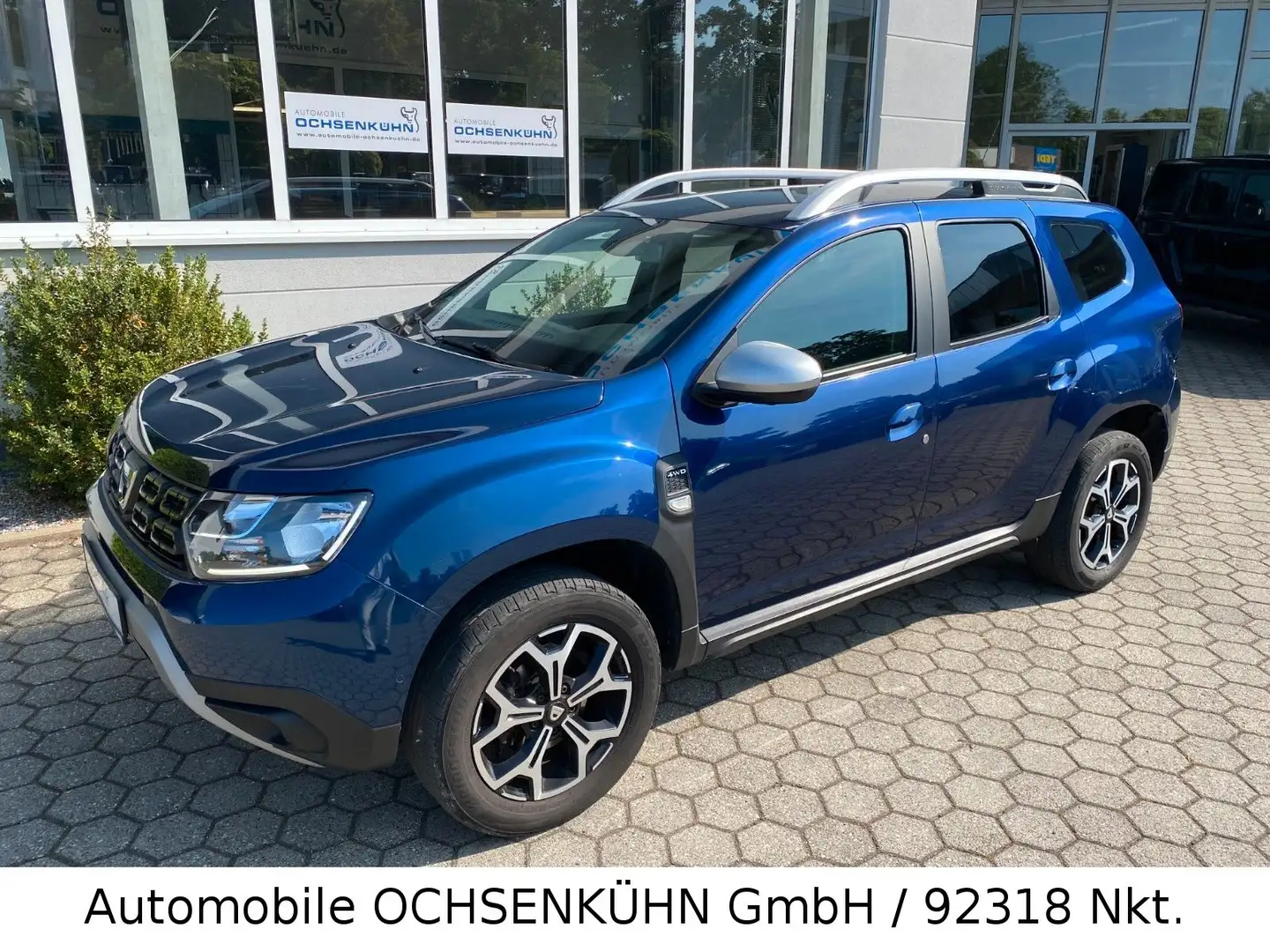 Dacia Duster II Prestige 4WD / Aluf., Sitzh., AHK Blauw - 1