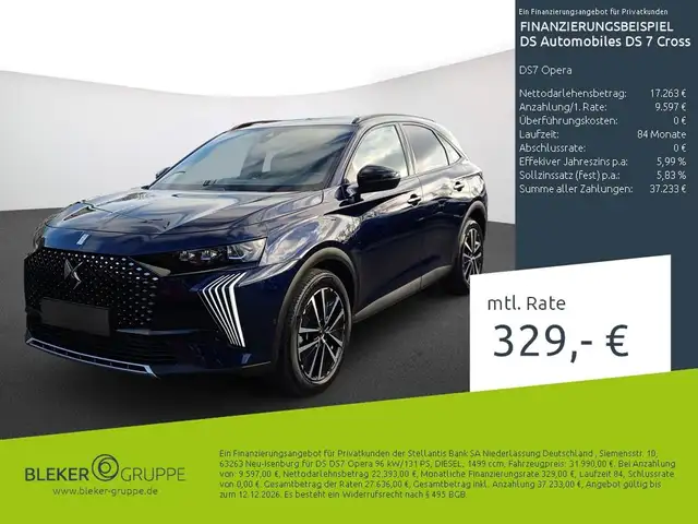 DS Automobiles DS 7 Crossback DS7 Opera