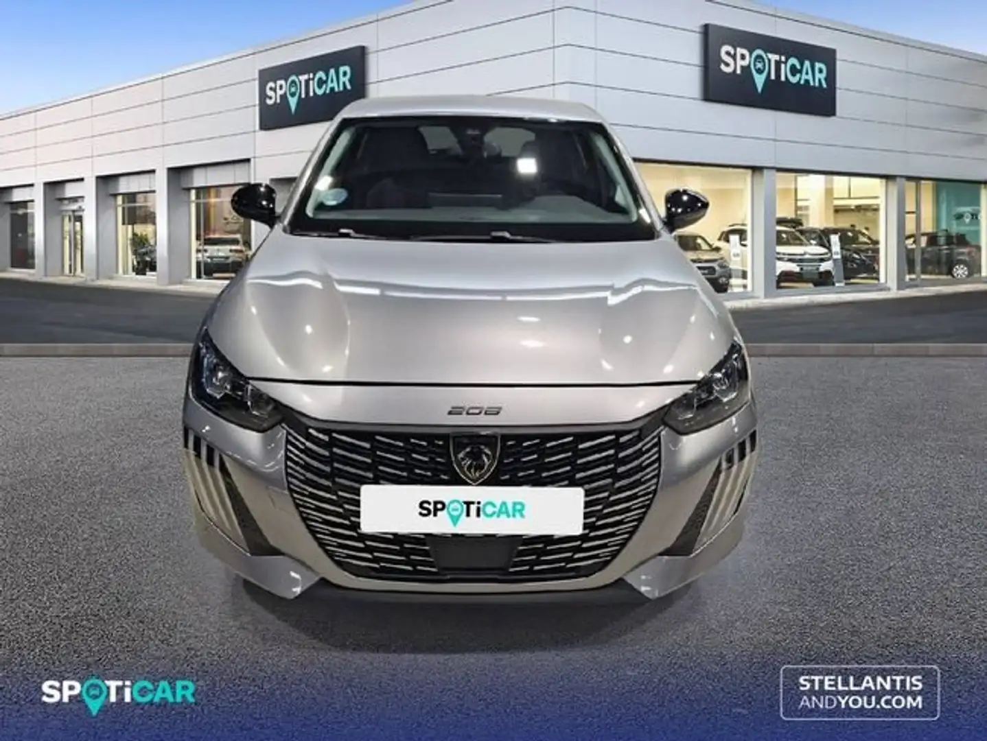 Peugeot 208 1.2 Hybrid Allure e-DCS6 110 Gris - 2