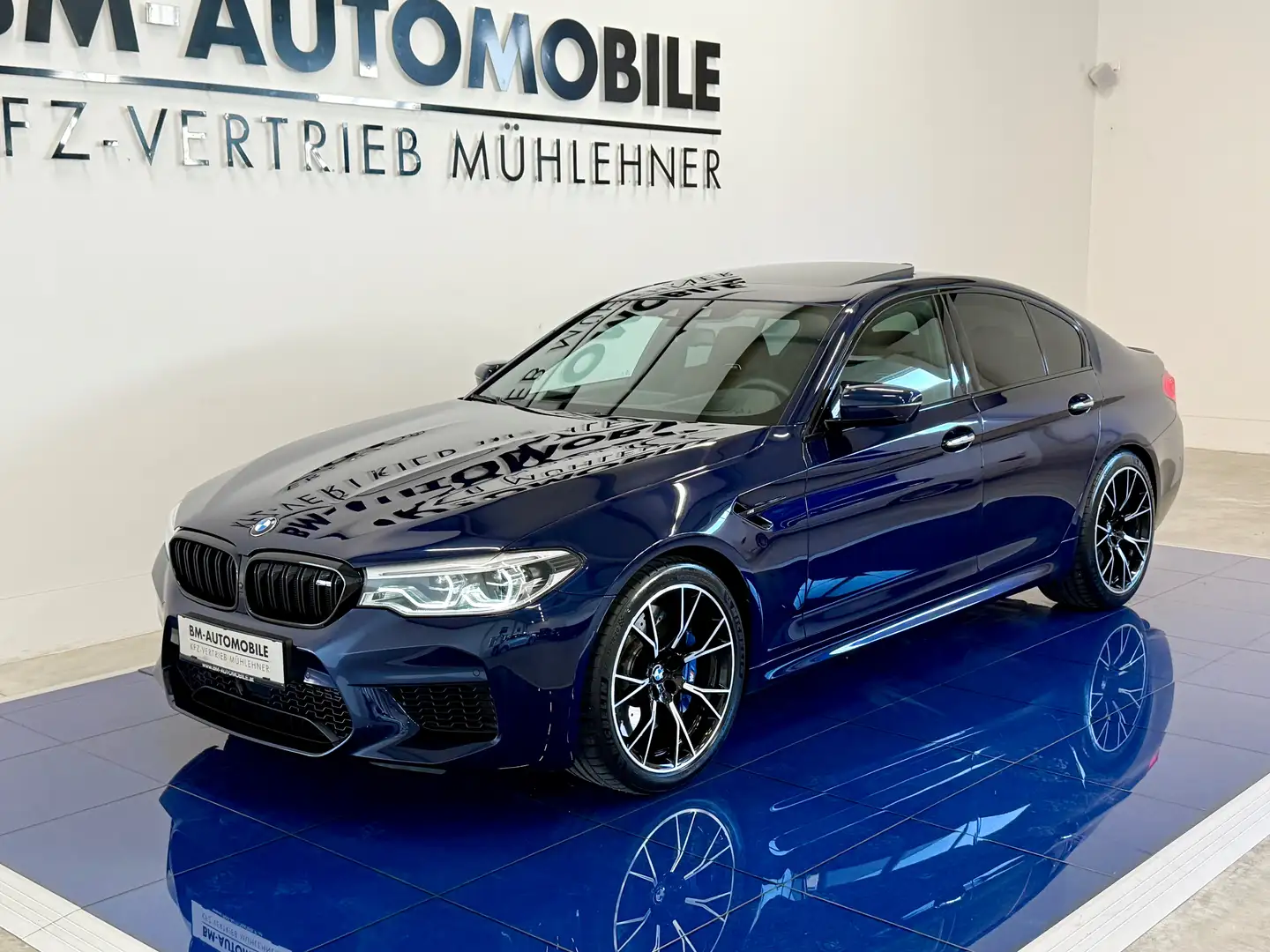 BMW M5 Individual,Original Zustand,Massage,H&K,Vollleder Blauw - 2