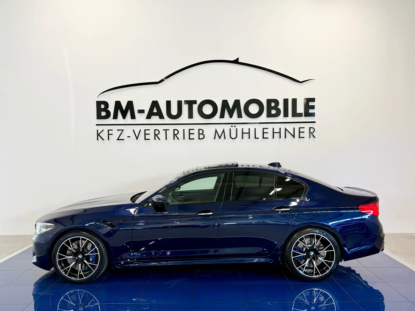 BMW M5 Individual,Original Zustand,Massage,H&K,Vollleder Blauw - 1