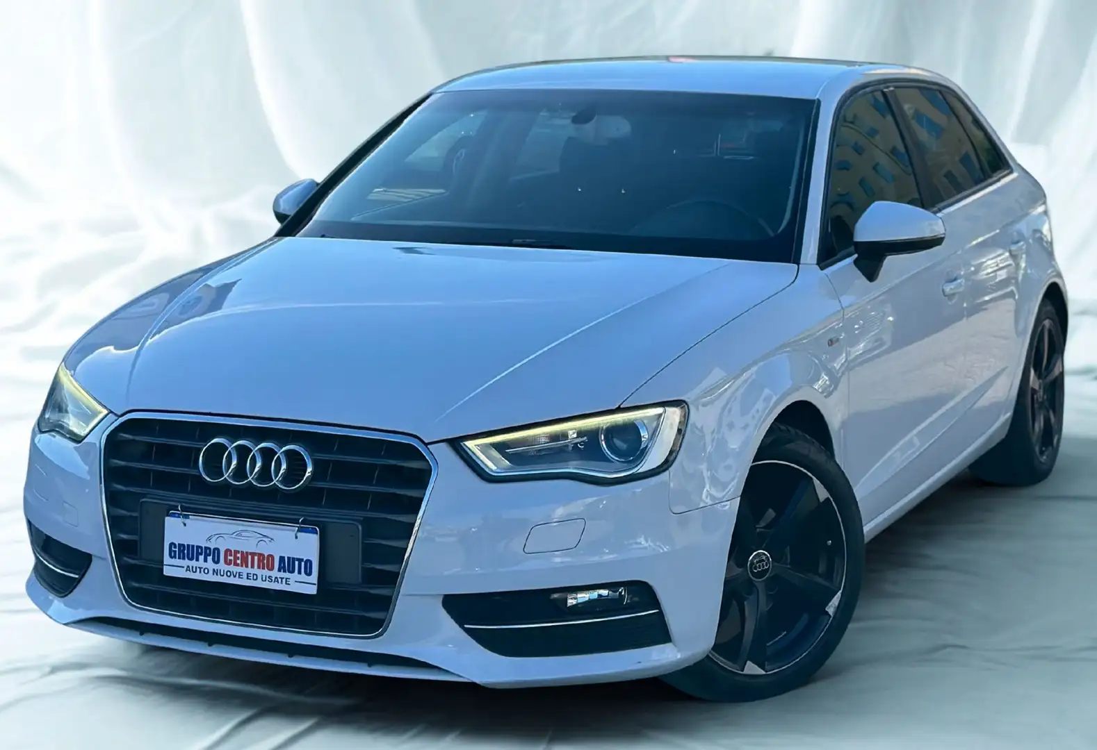 Audi A3 A3 Sportback 2.0 tdi Ambition 150cv E6 Blanc - 1