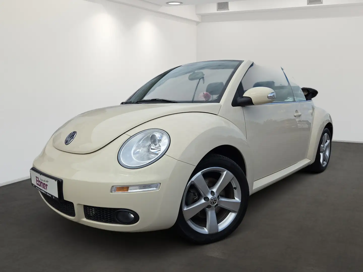 Volkswagen Beetle Cabriolet PREMIUM 1.8TURBO ERST 38tKM!!! LEDER+SIT Beige - 2