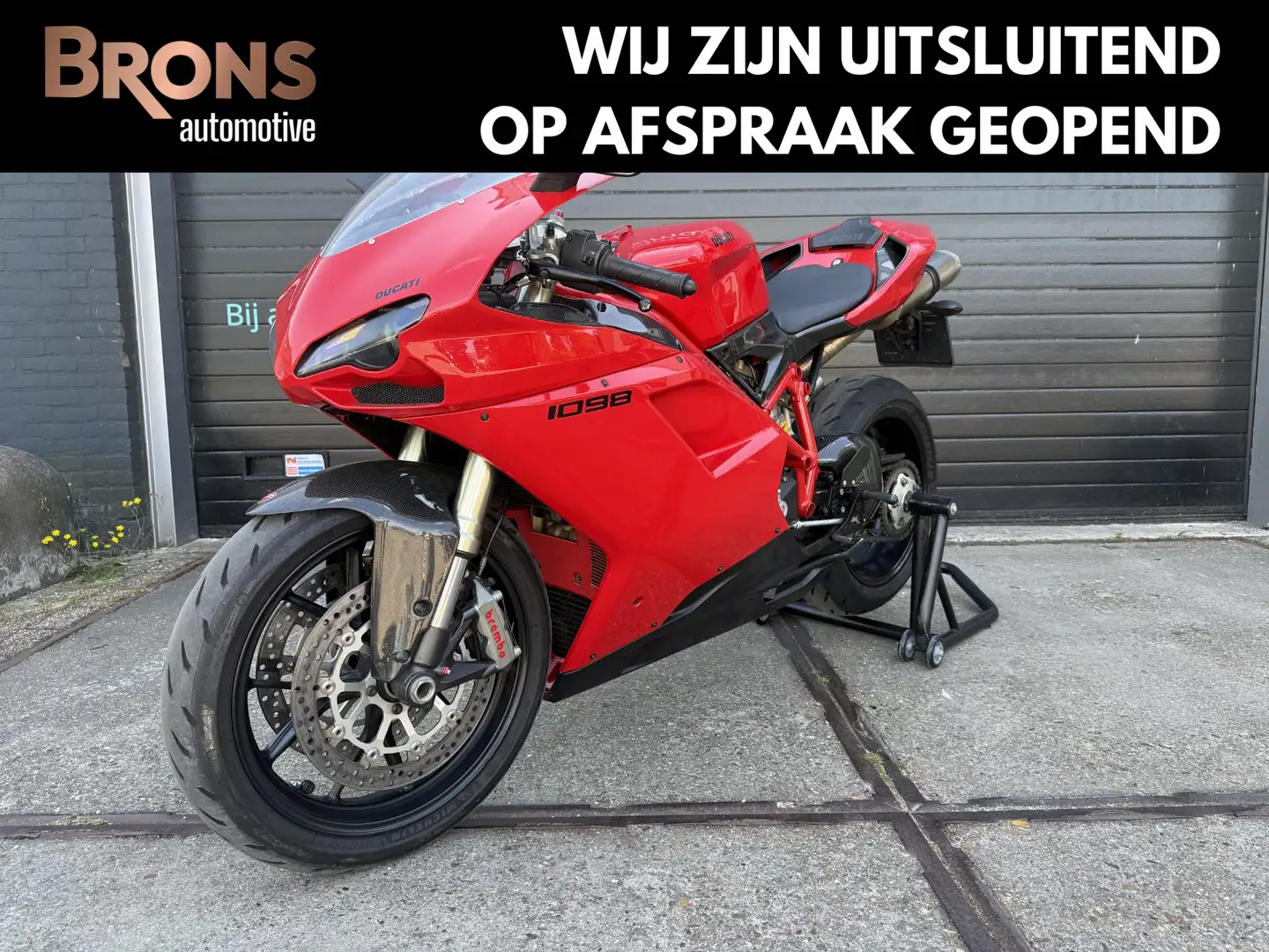 Ducati 1098 1098S Rood/Carbon Performance - 1