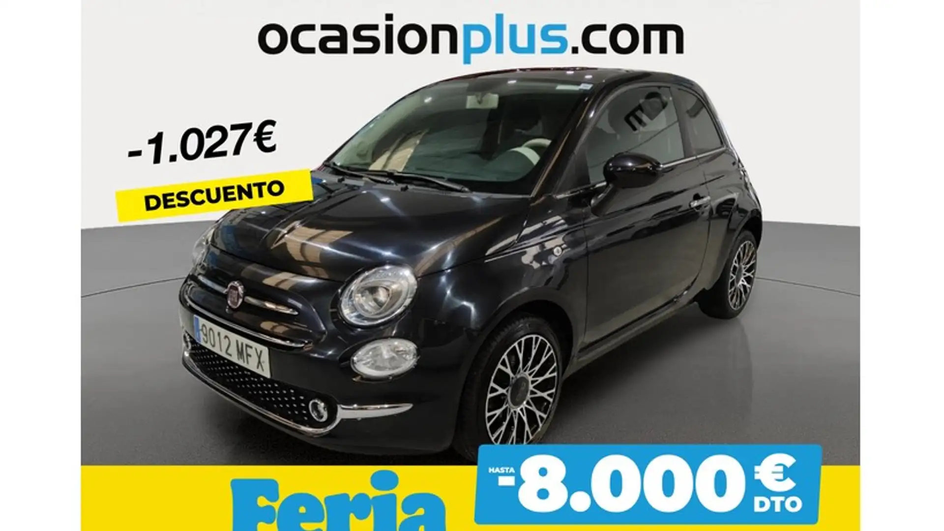 Fiat 500 1.0 Hybrid Dolcevita 52kW Nero - 1