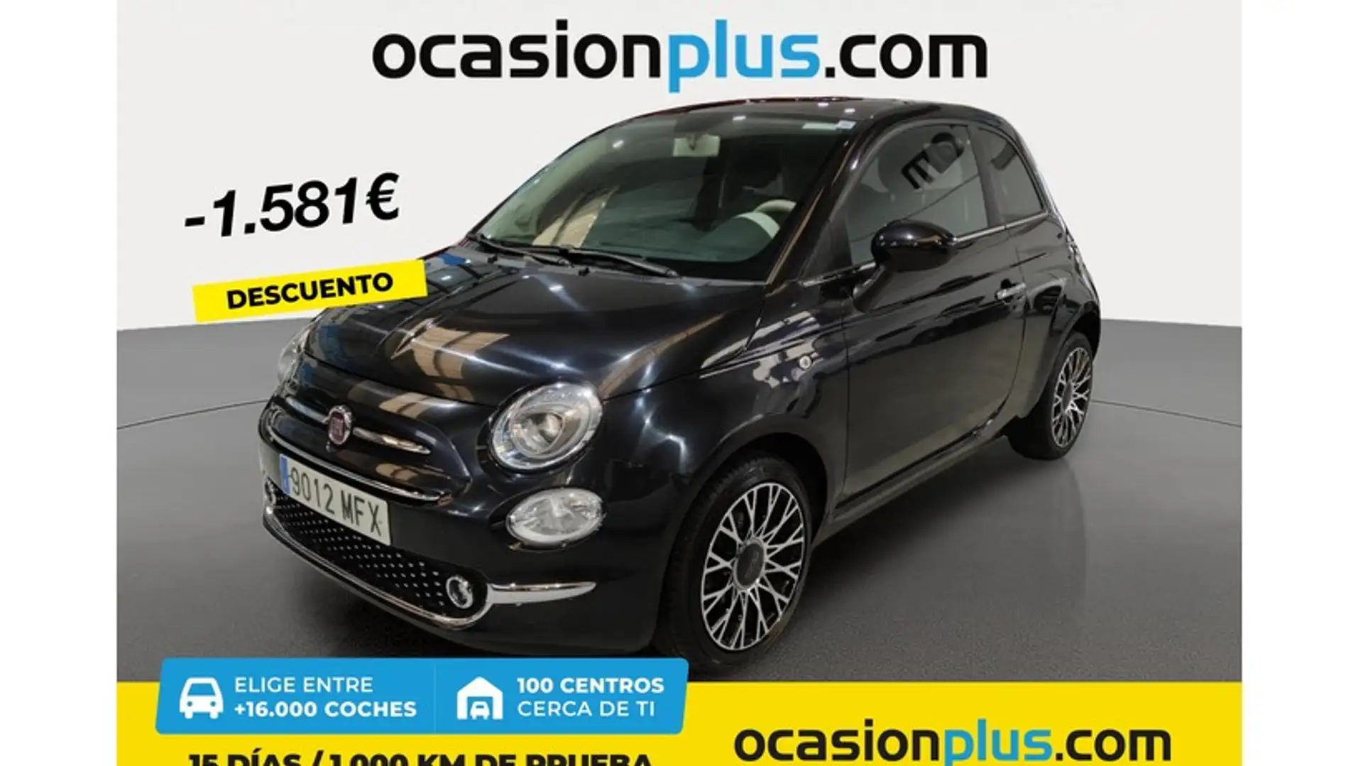 Fiat 500 1.0 Hybrid Dolcevita 52kW Schwarz - 1