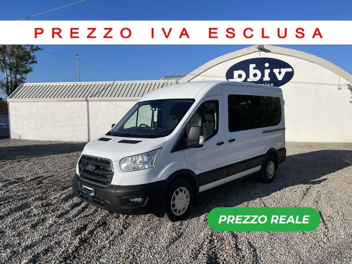 Ford Transit 310 2.0 tdci 130cv combi  L2H2 auto 9 posti Bianco - 1