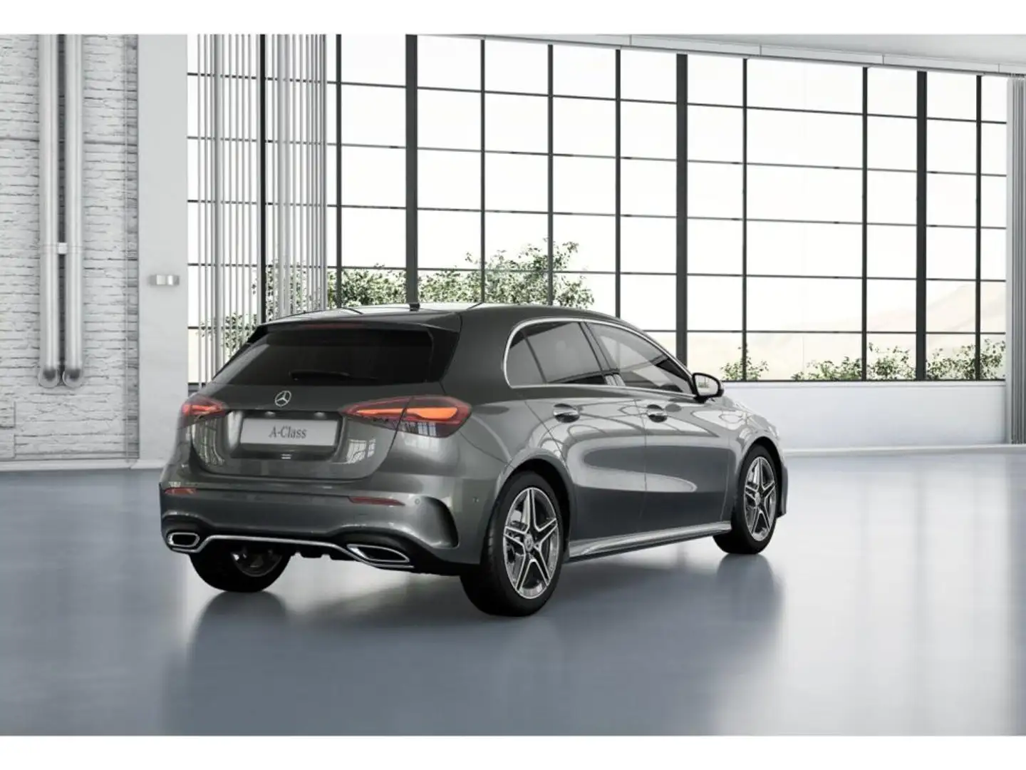 Mercedes-Benz A 250 4M AMG-Sport/360/Pano/Sound/Leder/Distr/18 Grau - 2