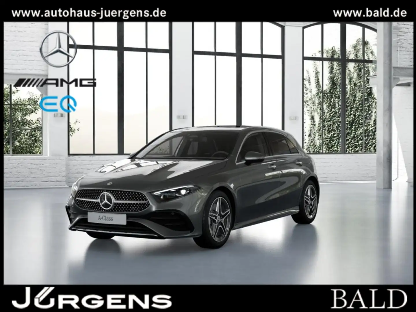 Mercedes-Benz A 250 4M AMG-Sport/360/Pano/Sound/Leder/Distr/18 Grau - 1