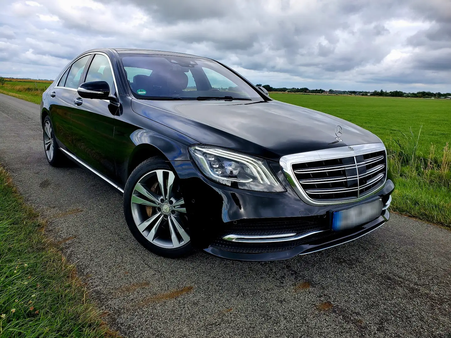 Mercedes-Benz S 400 d Junge Sterne Garantie Service Neu alle Assistenz Schwarz - 2