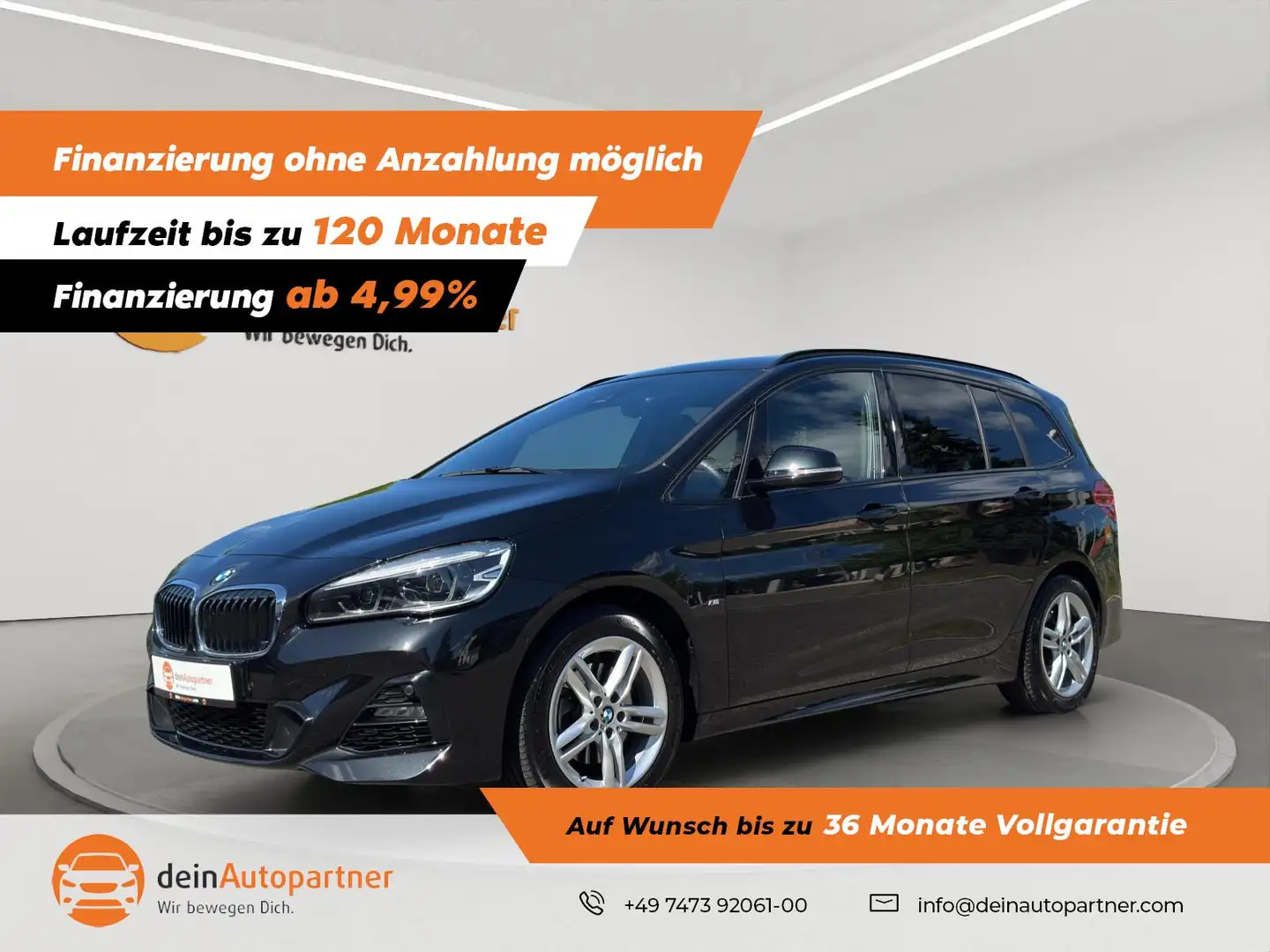 BMW 218 i GT M Sport Navi Leder AHK PDC Busin.Pak. Schwarz - 1