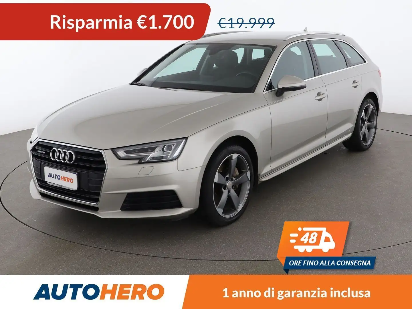 Audi A4 2.0 TDI 190 CV S tronic quattro Grigio - 1