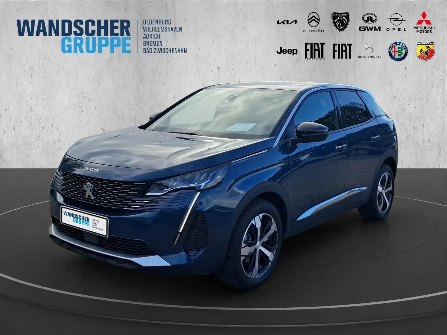 Peugeot 3008 Allure Pack 1.2 PureTech 130 Kam.+KeyLess Blau - 1