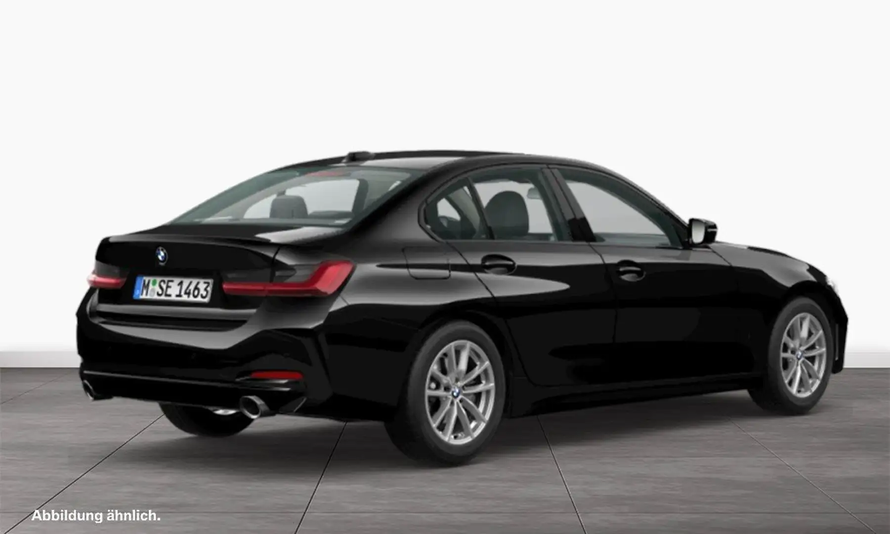 BMW 320 d Limousine Zwart - 2