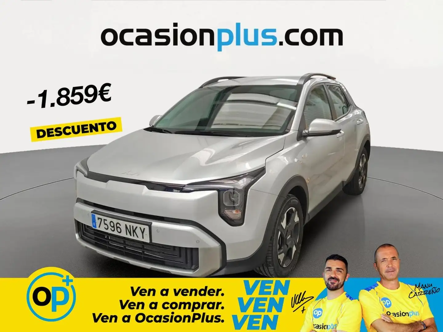 Kia Stonic 1.0 T-GDi MHEV Concept 100 Gris - 1