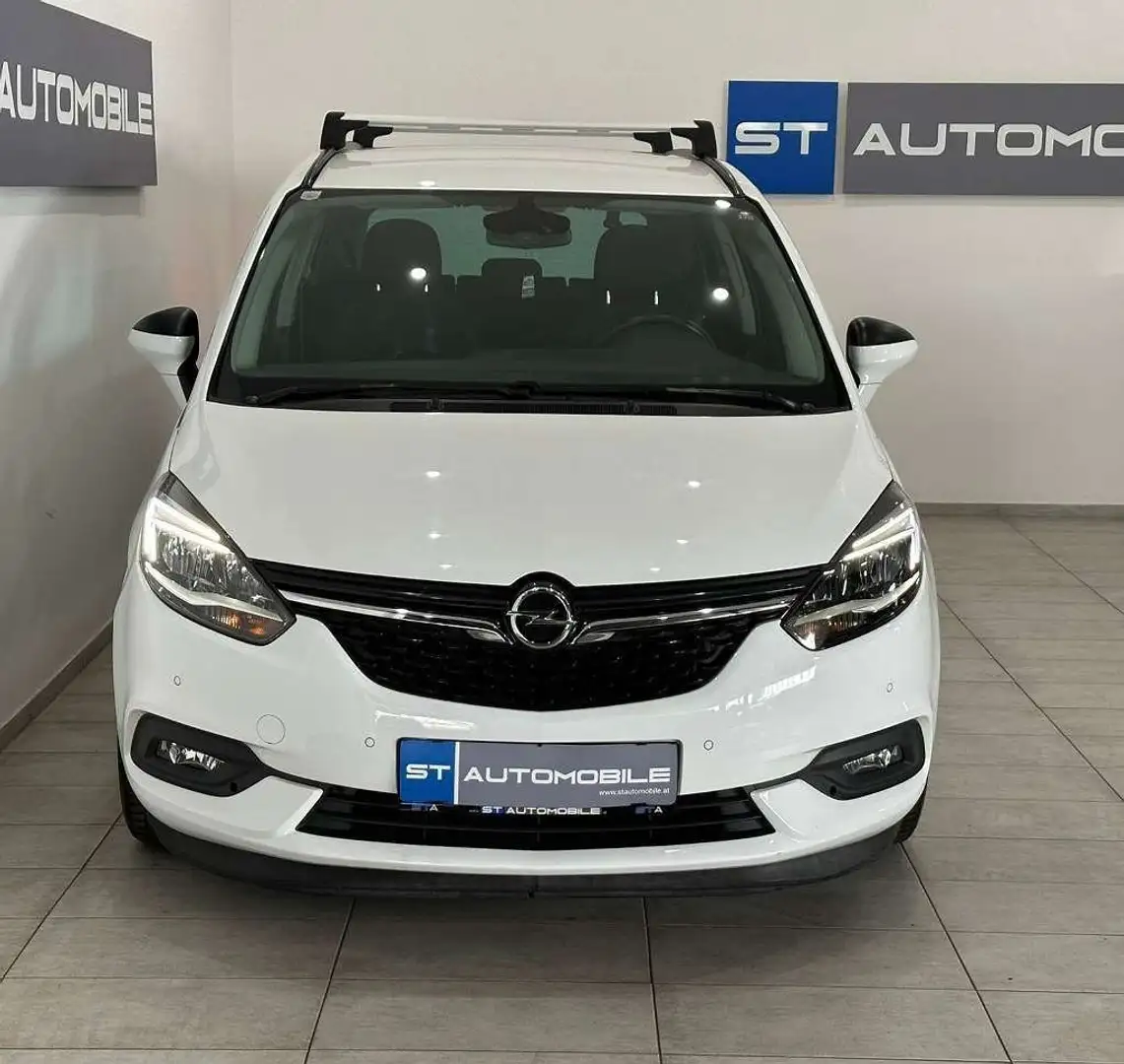 Opel Zafira 1,4 Turbo Edition // 7-SITZER // NAVI // Weiß - 2