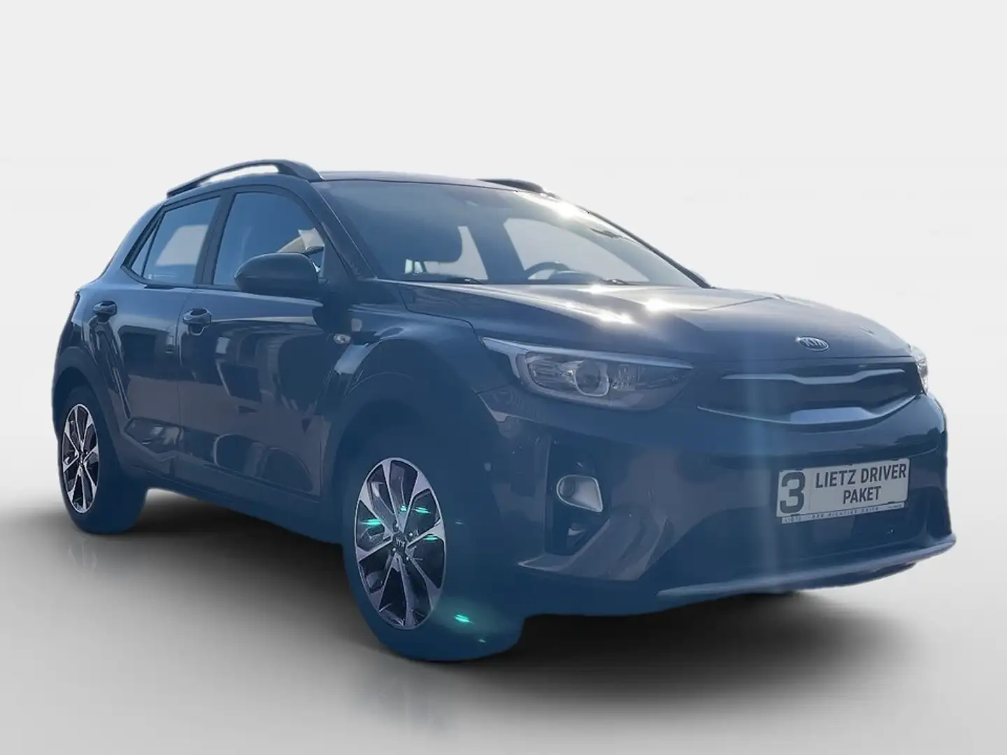 Kia Stonic 1,0 TGDI Silber Grau - 2