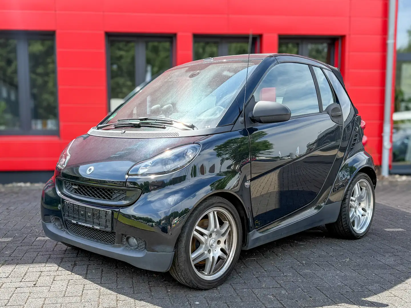 smart forTwo Brabus*Cabrio*Klima*Automatik*Neue Kupplung*8 Fach Zwart - 1