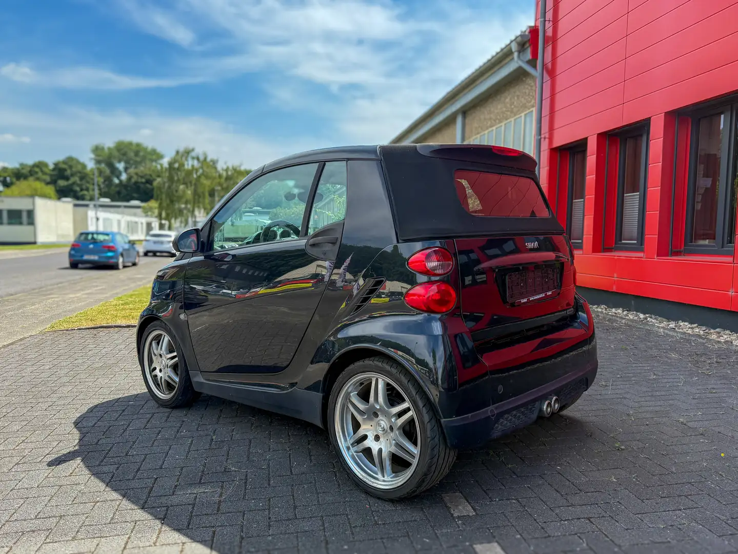 smart forTwo Brabus*Cabrio*Klima*Automatik*Neue Kupplung*8 Fach Zwart - 2