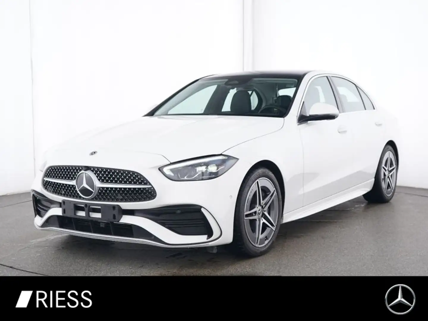 Mercedes-Benz C 200 d AMG Sport LED Pano W-Paket Keyless 360 Weiß - 1