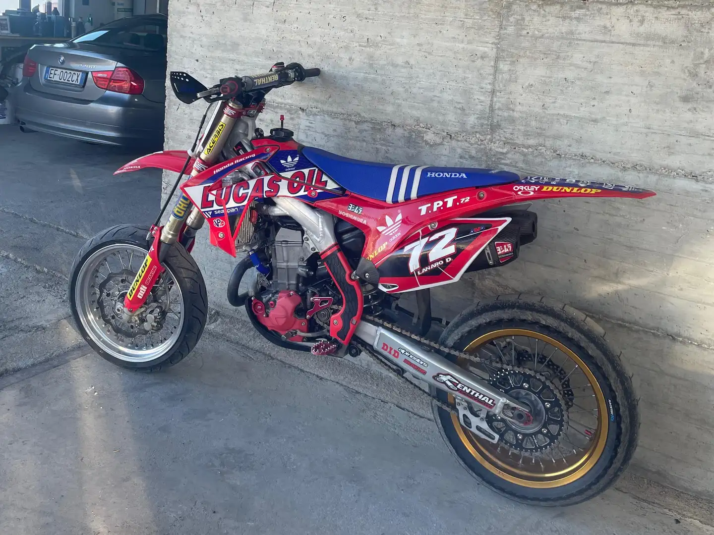 Honda CRF 450 r super motard Červená - 2
