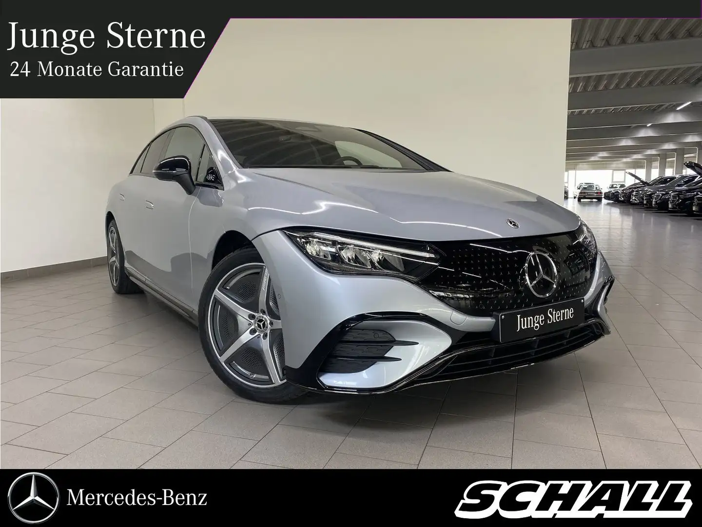 Mercedes-Benz EQE 300 AMG+NIGHT+MEMORY+LED+NAV+KAM+20"AMG+SPUR Srebrny - 1