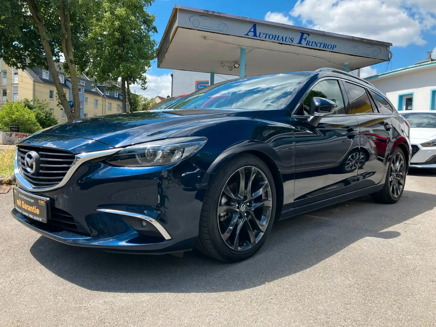 Mazda 6 Kombi Sports-Line 1.Hand Scheckheft Garantie Blauw - 1