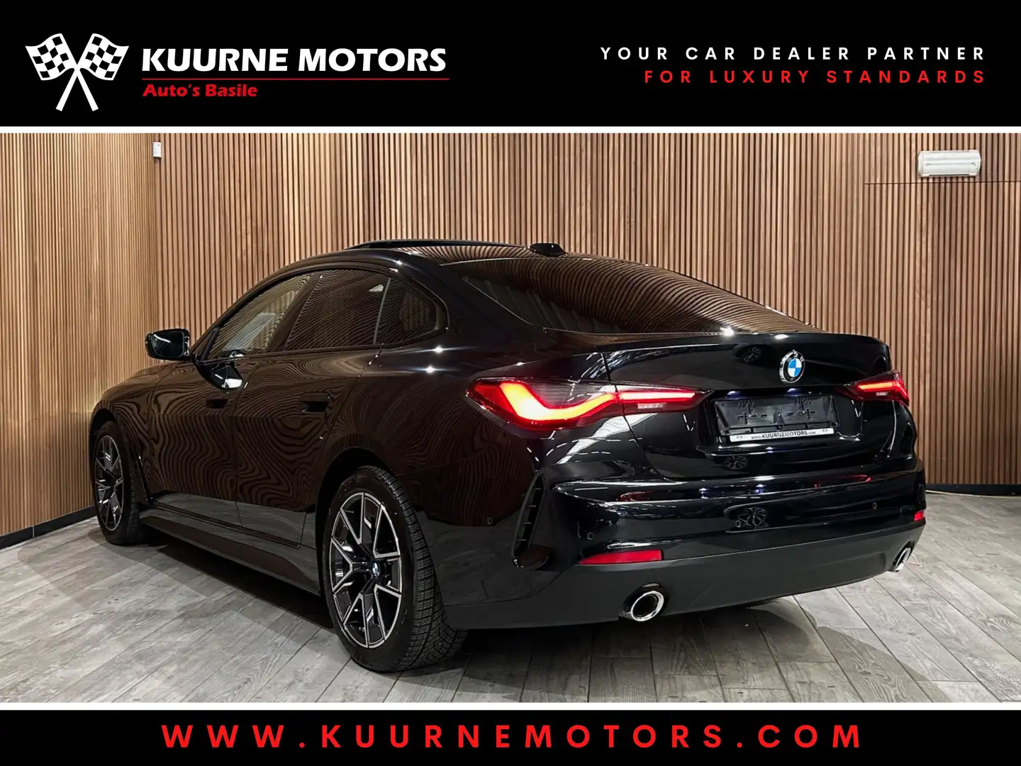 BMW 420 dA GranCoupé Alu18"/OpenDak/Wide *1j garantie* Zwart - 2