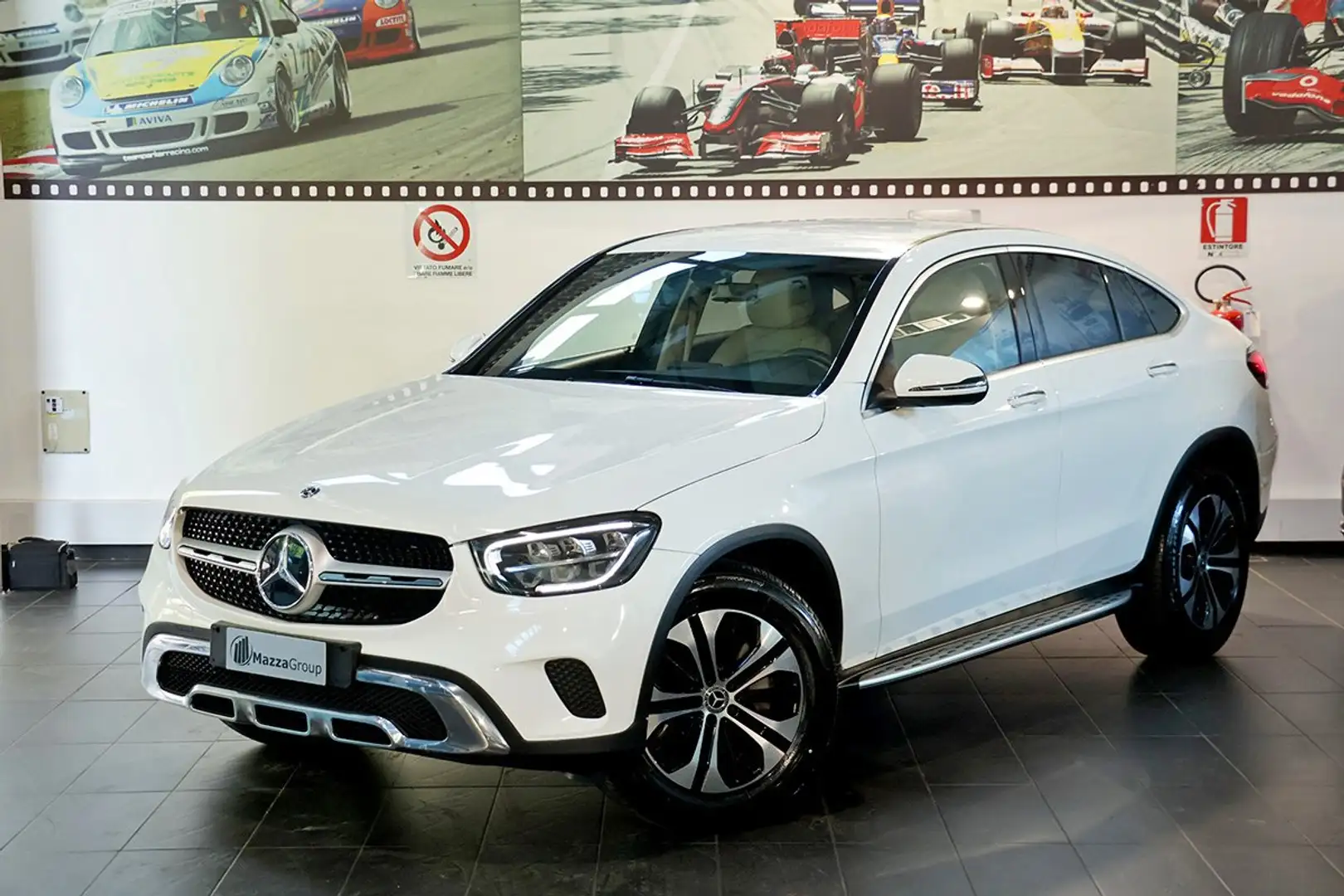 Mercedes-Benz GLC 200 4Matic EQ-Boost Coupé Executive -SEDILI CLIMAT. Bianco - 1