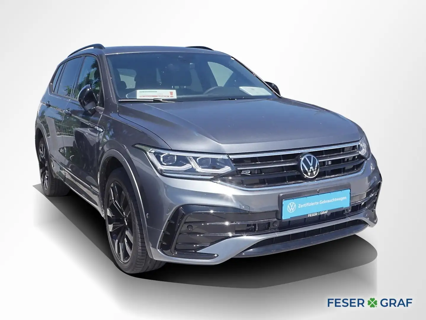 Volkswagen Tiguan Allspace 2.0 TDI 4M R-Line Black DSG AHK Grau - 2