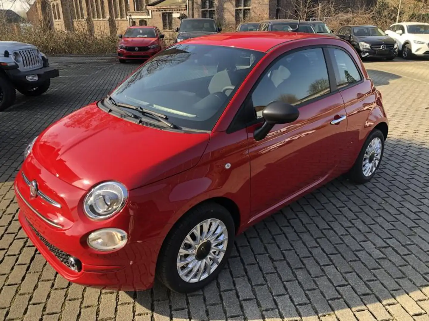 Fiat 500 Lounge Rot - 1
