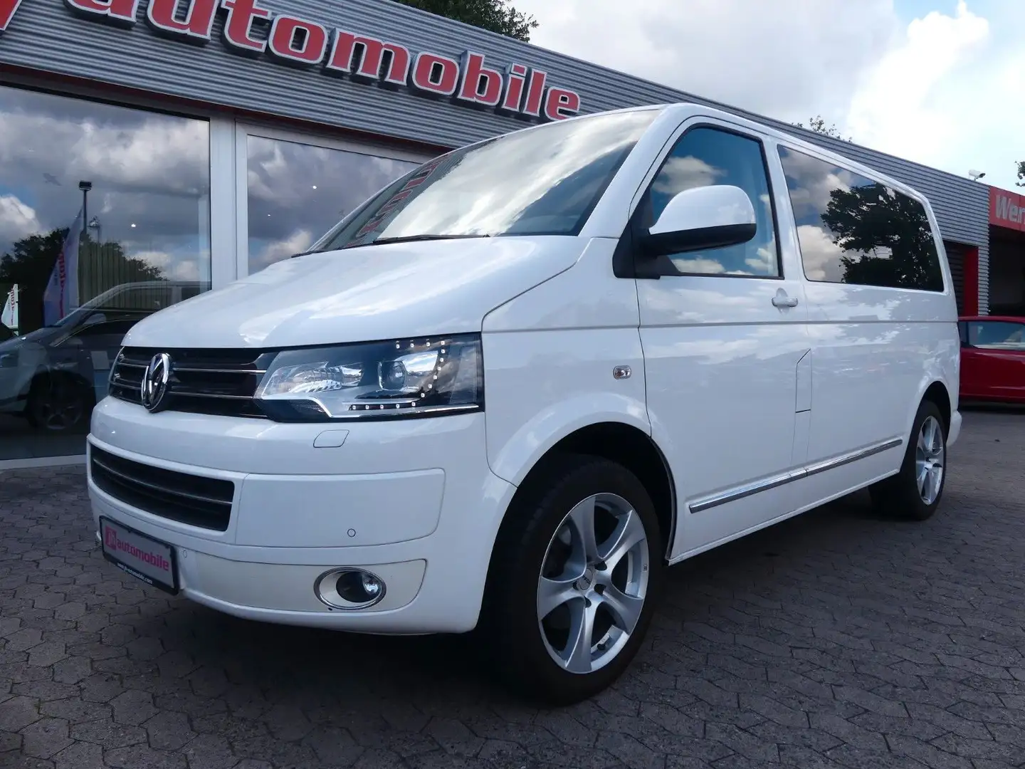 Volkswagen T5 Multivan Comft.1.Hand* Standhzg*Xenon*SHZ*AHK Weiß - 1