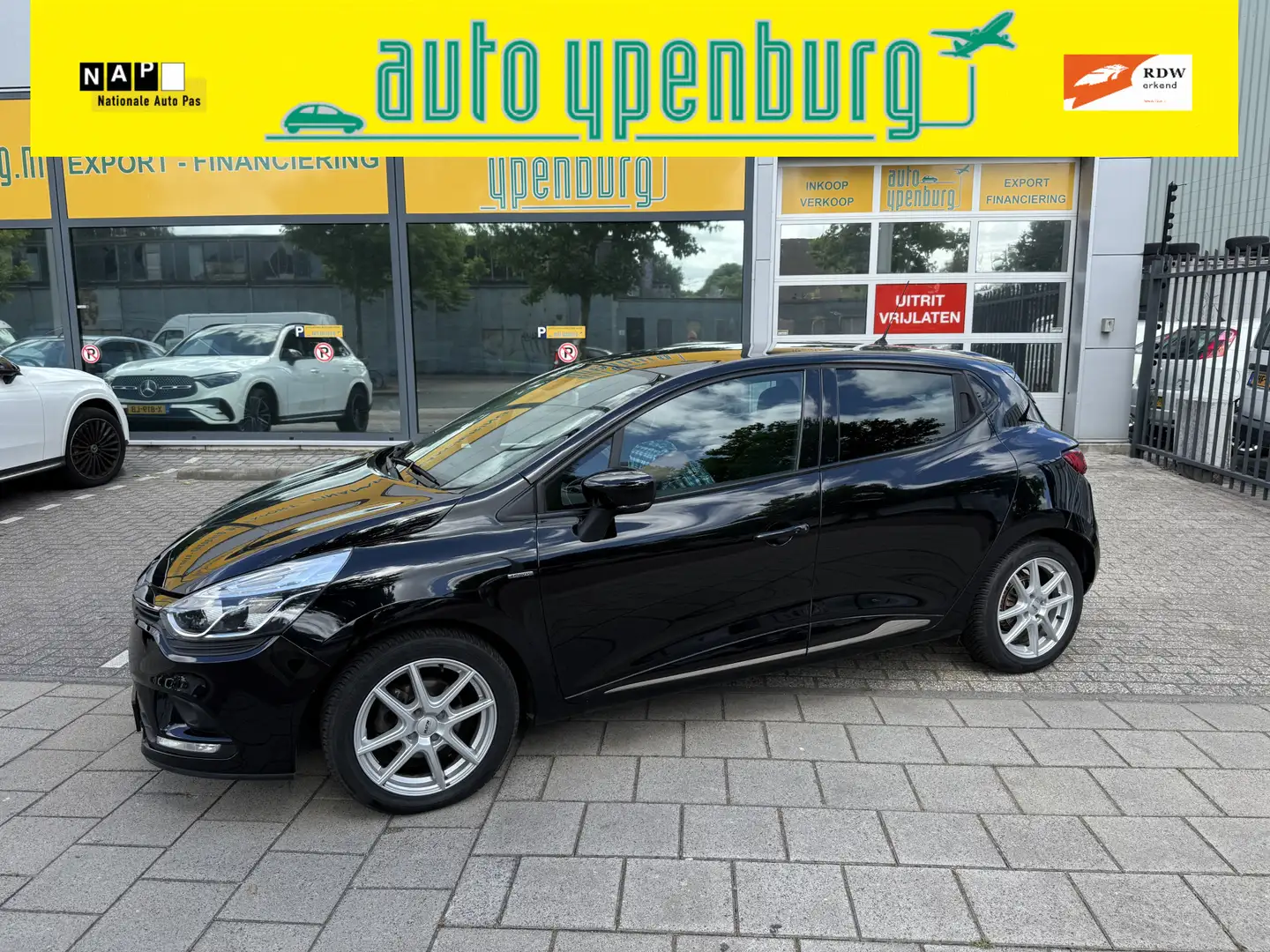 Renault Clio 1.2 TCe Intens * 139.283 Km * Navi * Led * Bass Re Zwart - 1