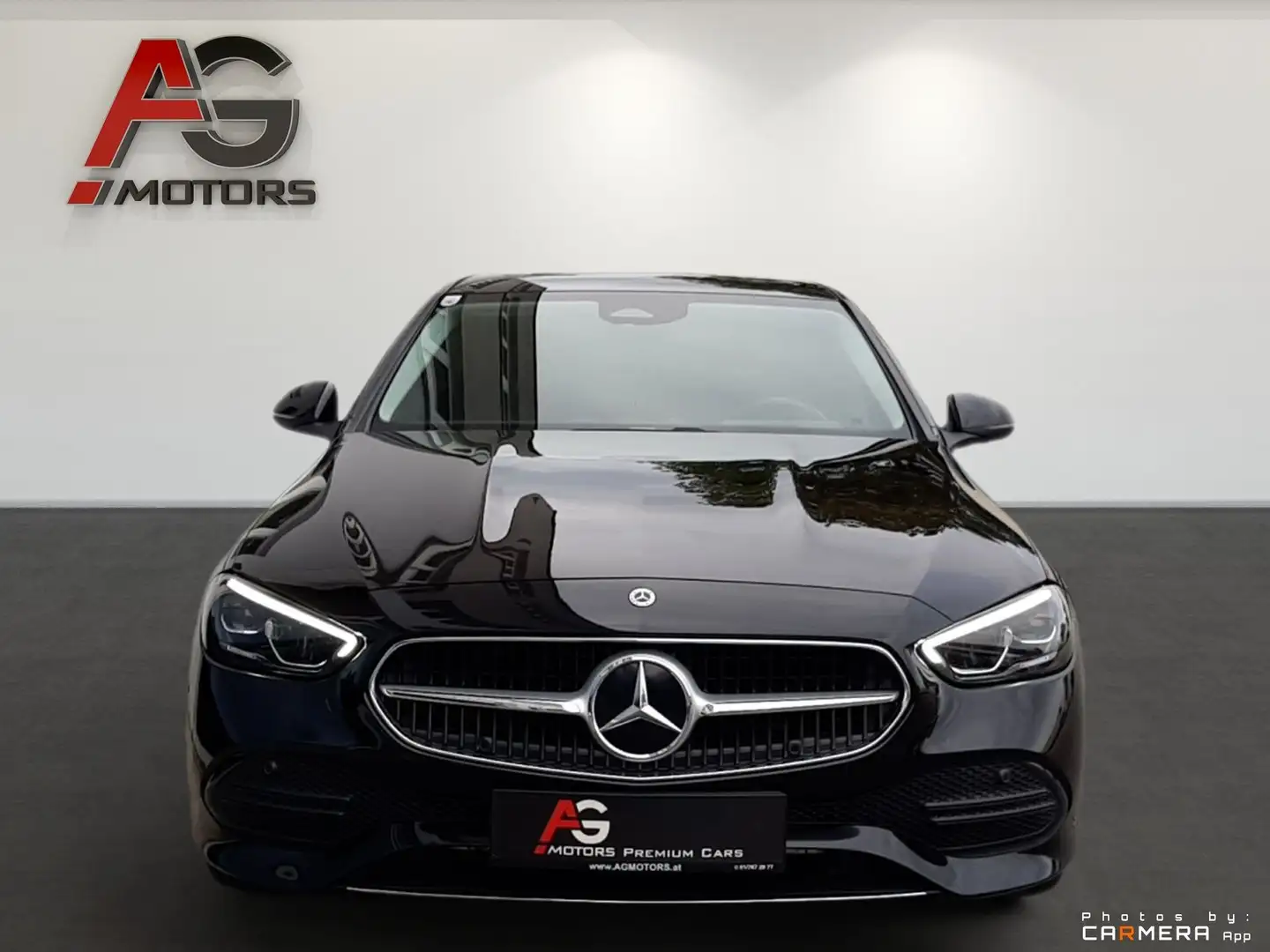 Mercedes-Benz C 200 d Aut./LED/Navi/Kamera/Leder/Spurhalt./SHZ Schwarz - 2