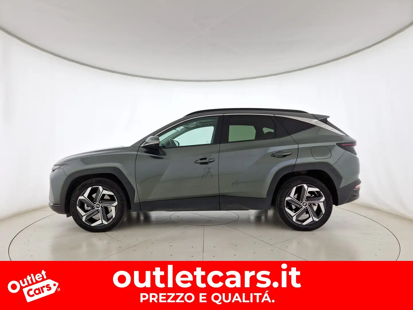 Hyundai TUCSON 1.6 hev exellence leather pack 2wd auto Verde - 2