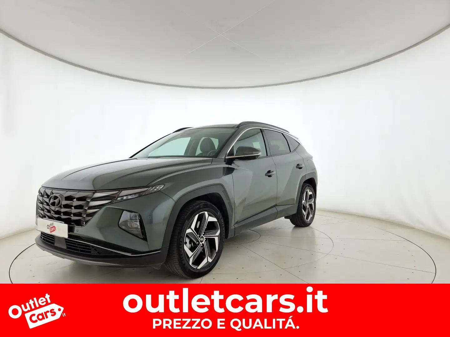 Hyundai TUCSON 1.6 hev exellence leather pack 2wd auto Verde - 1
