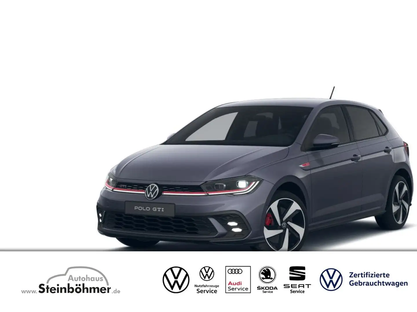 Volkswagen Polo GTI 2.0TSI DSG IQ.Light AppCon IQ.Drive SHZ Gris - 1