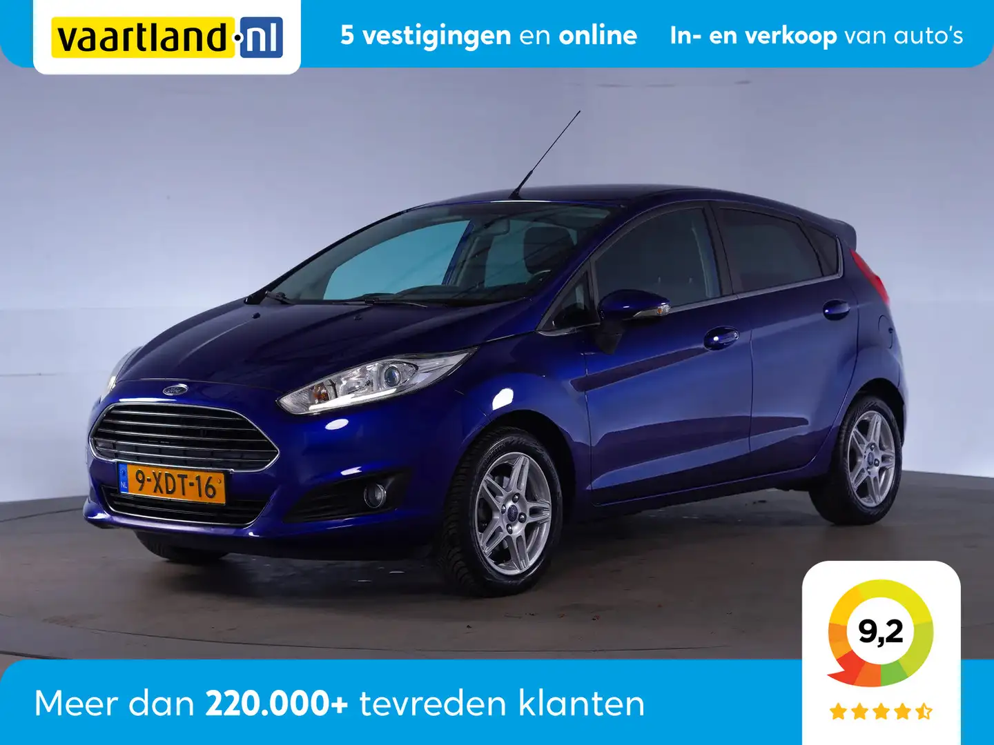 Ford Fiesta 1.0 EcoBoost Titanium [ airco lichtmetaal trekhaak Blauw - 1