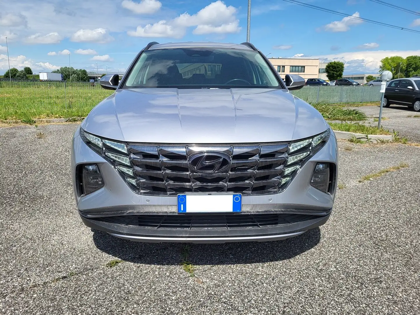 Hyundai TUCSON 1.6 hybrid 230cv Xline 4wd automatica Zilver - 2