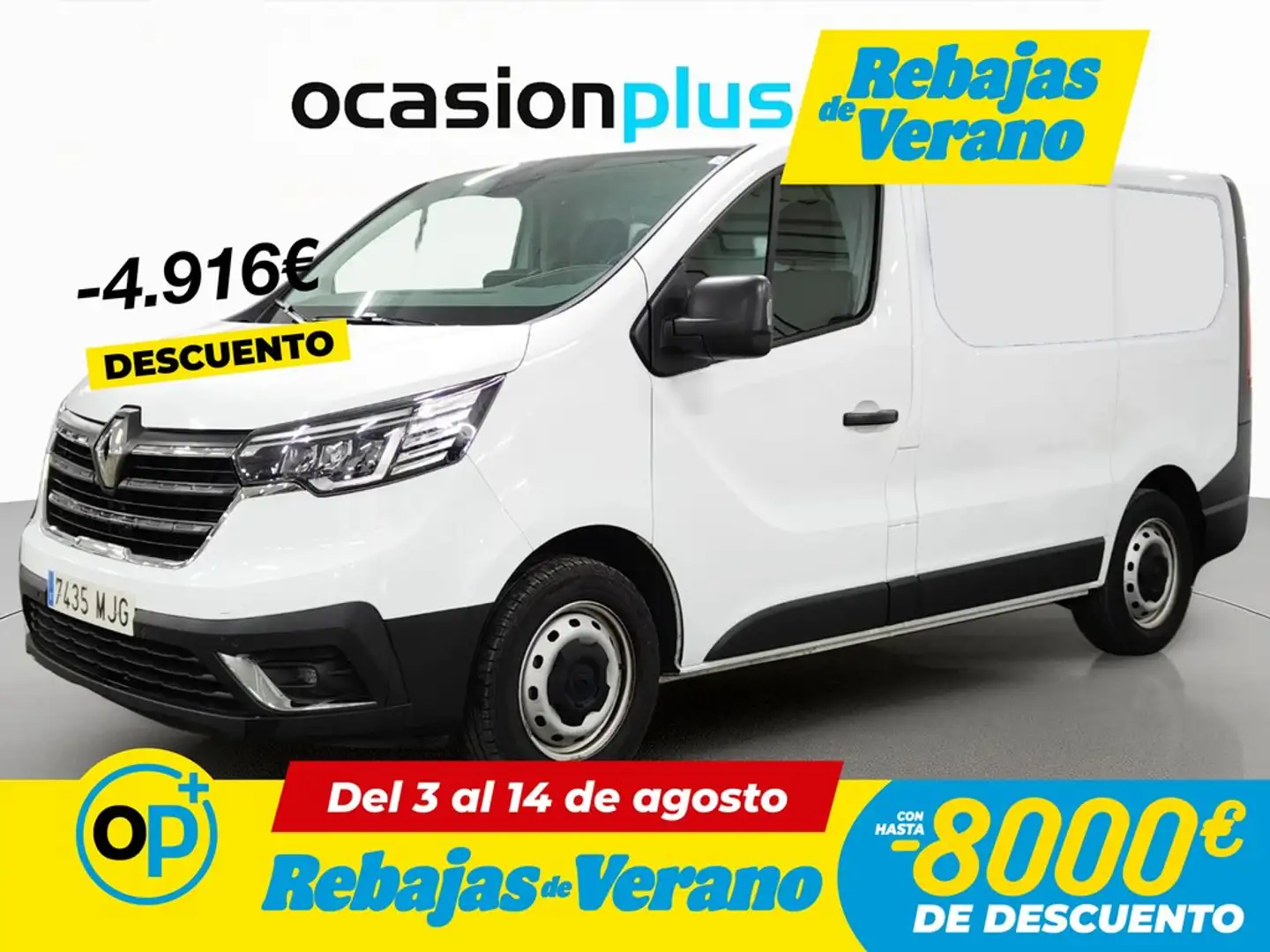Renault Trafic Furgón L1H1 BluedCi 96kW CU aumentada Blanco - 1
