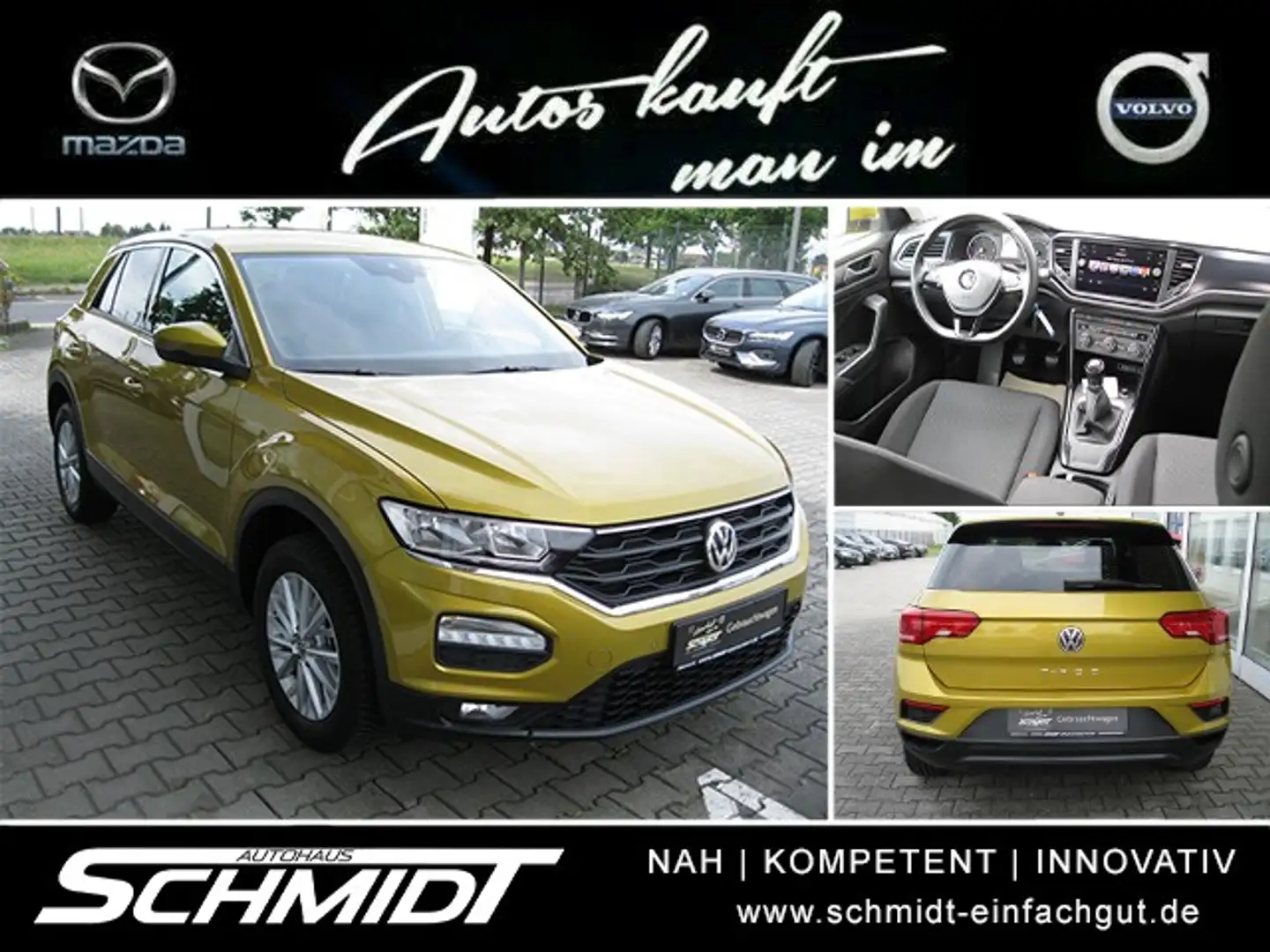 Volkswagen T-Roc Basis Jaune - 1