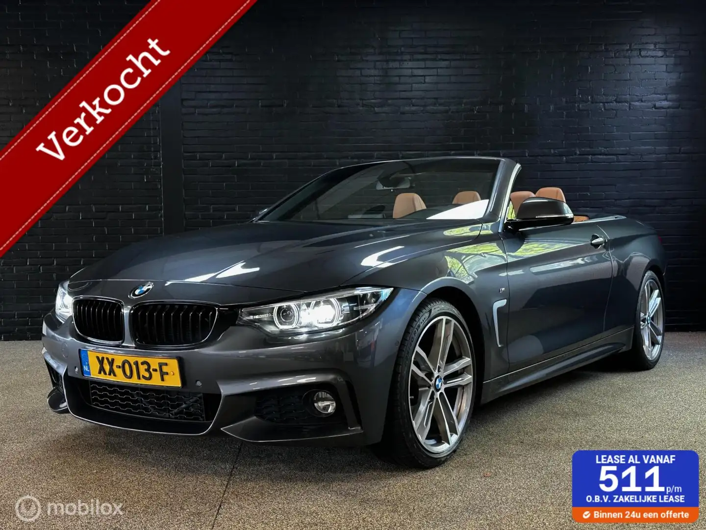 BMW 420 4-serie Cabrio 420i High Executive M-Aero * Virtua Gris - 1