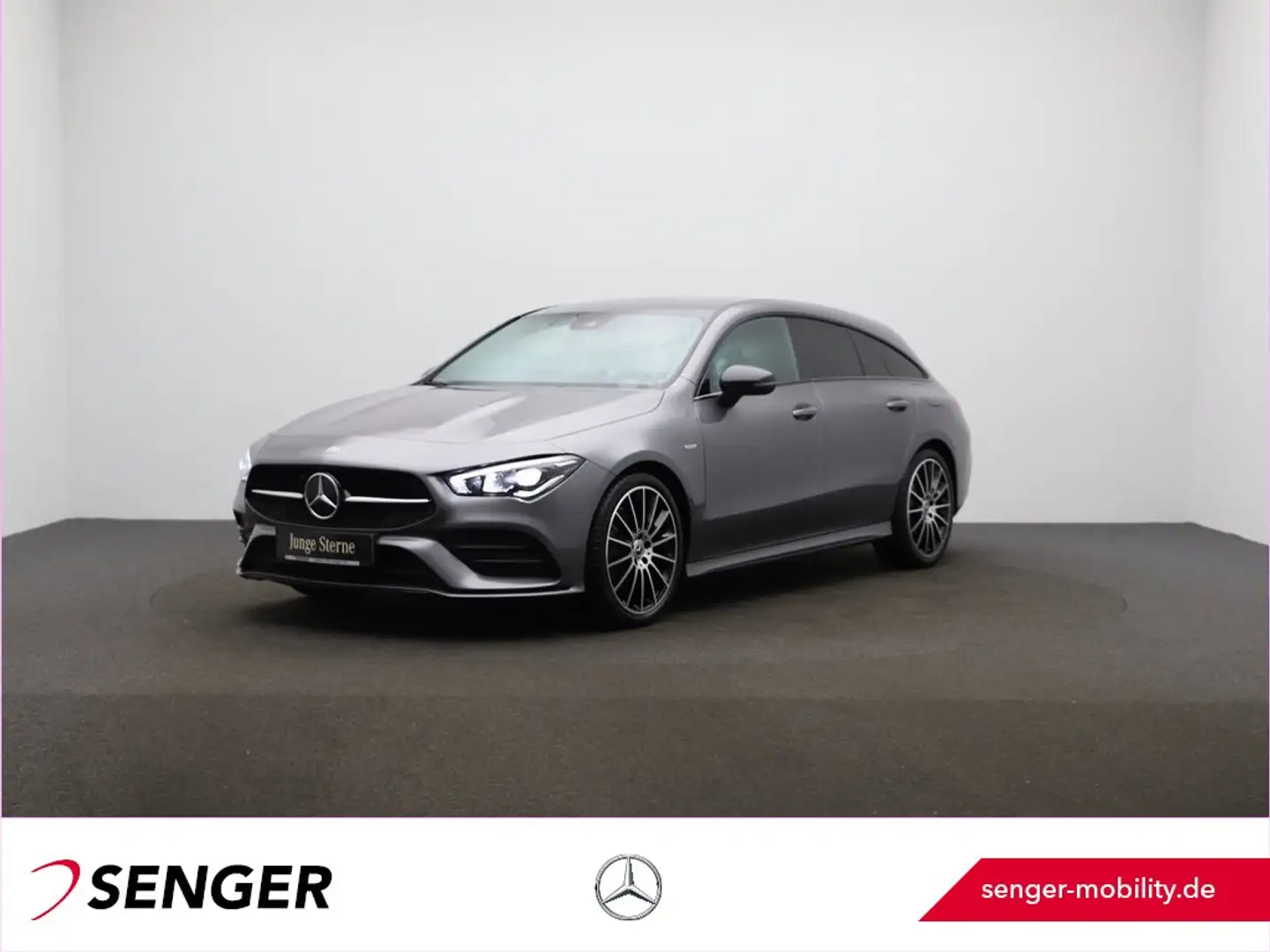 Mercedes-Benz CLA 200 SB AMG Night Totwinkel MBUX-HighEnd AHK Grau - 1