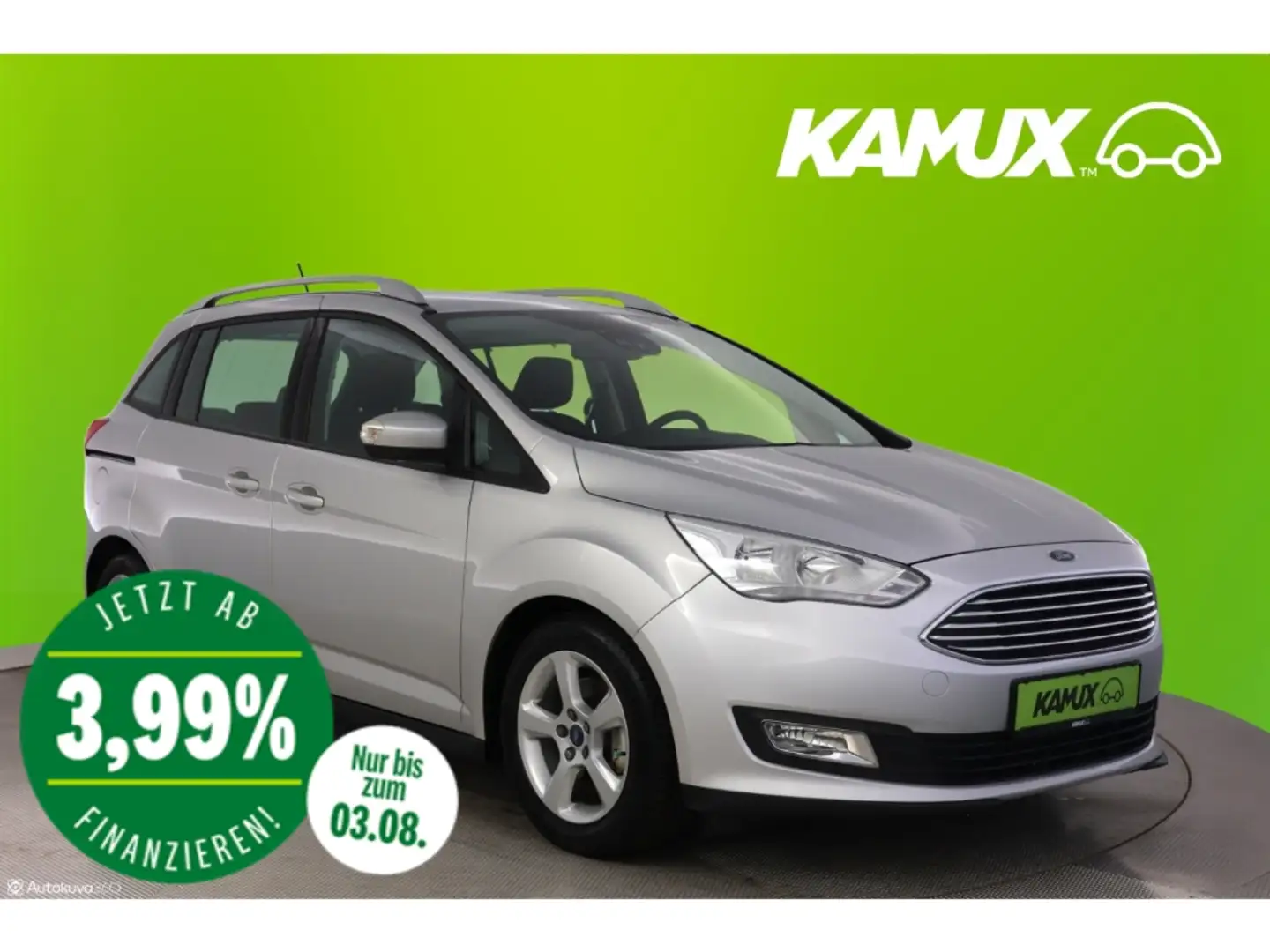Ford Grand C-Max 1.5TDCi Aut.Cool&Connect+NAV+PDC+SHZ Argent - 1