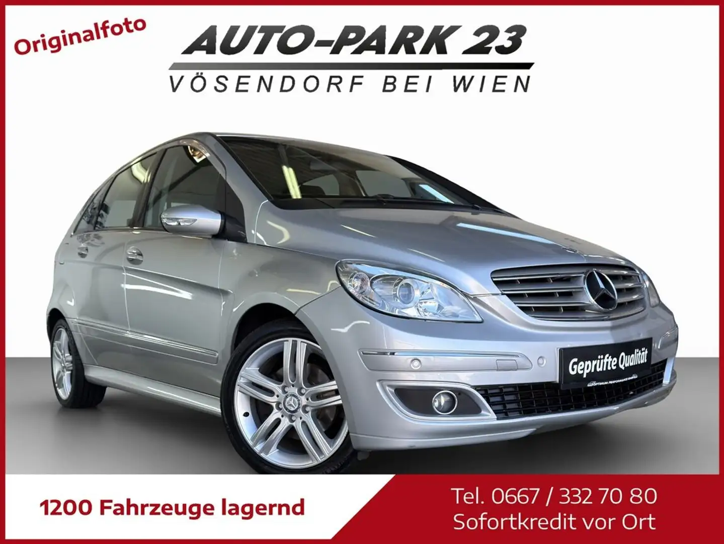Mercedes-Benz B 200 B200 AUTOMATIC**NEUES -PICKERL*MOD2007 Silber - 1