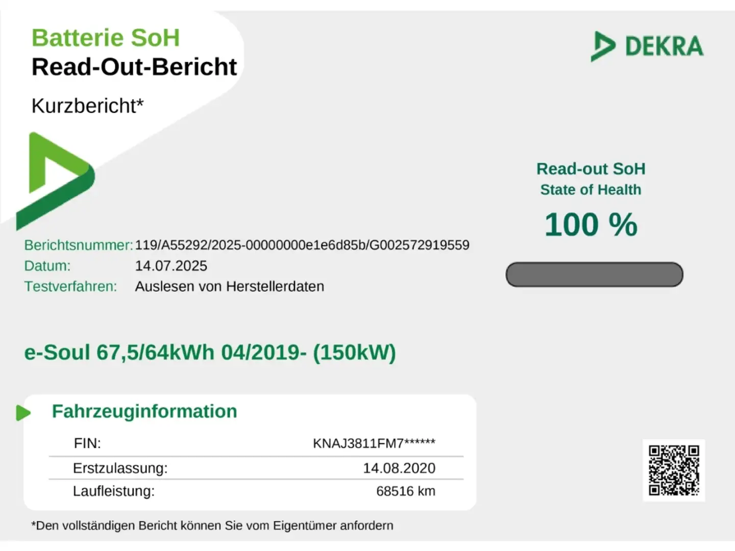 Kia Soul e- Spirit 64 kWh 3-Phasen Navi Sitzhzg. Сірий - 2