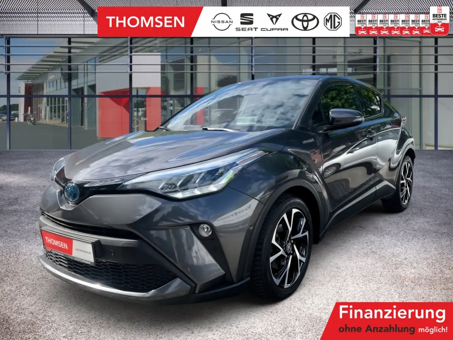 Toyota C-HR 2.0 Team D Navi LED ACC AUT SpurH PDC Kam. Gris - 1