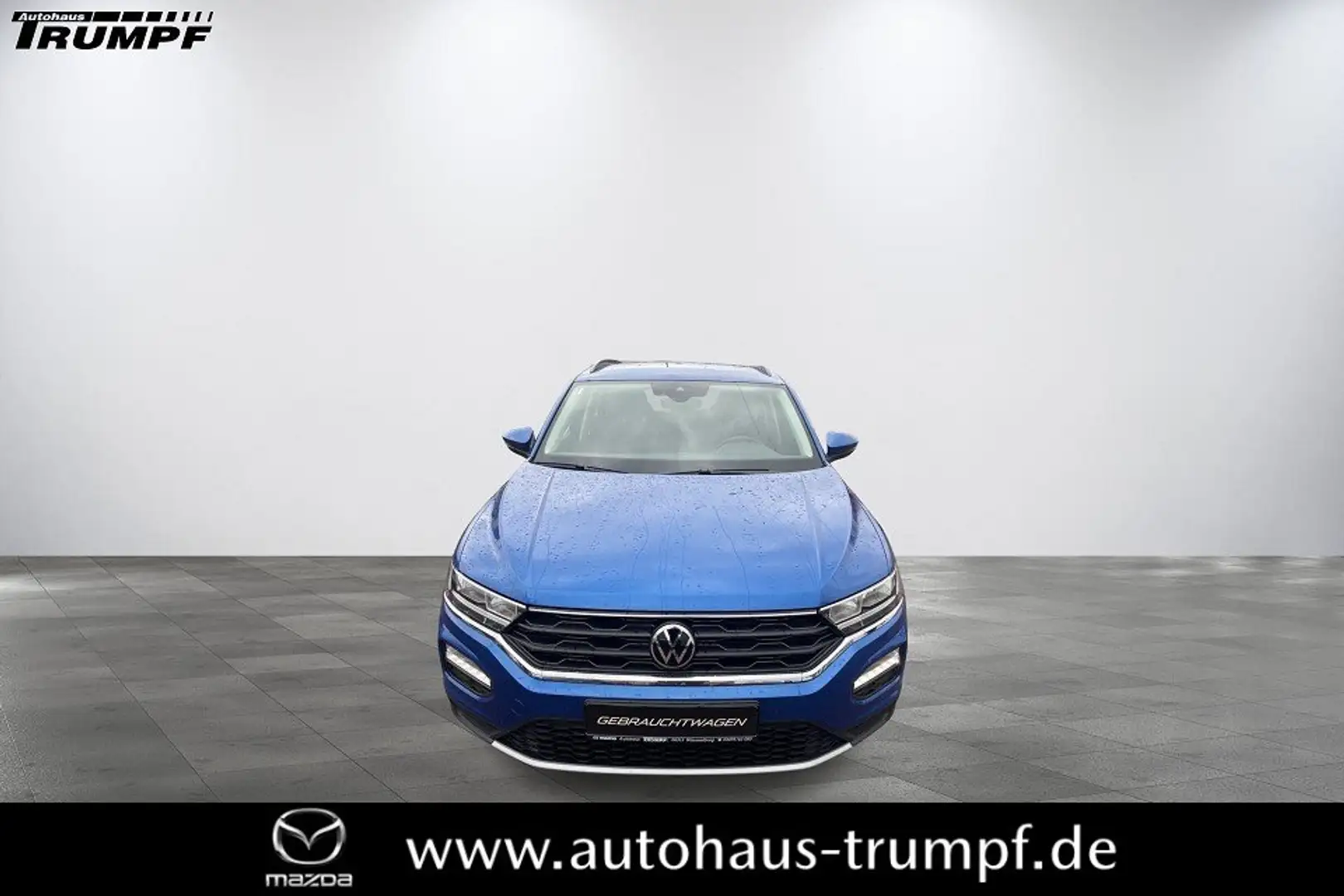 Volkswagen T-Roc Style 1.5 TSI DSG incl. AZV Licht/Sicht-Paket, Cli Blau - 2