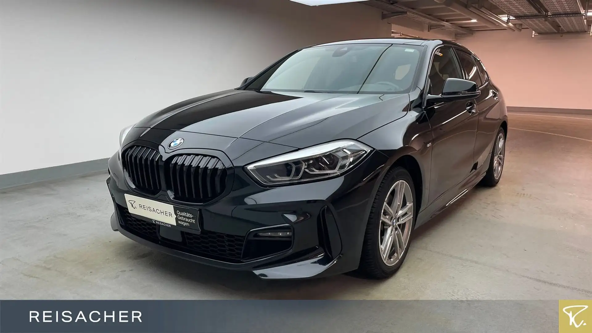 BMW 118 i Aut. M-Sport,LED,LiveCockpit,ParkAss,Sitzhz Schwarz - 1