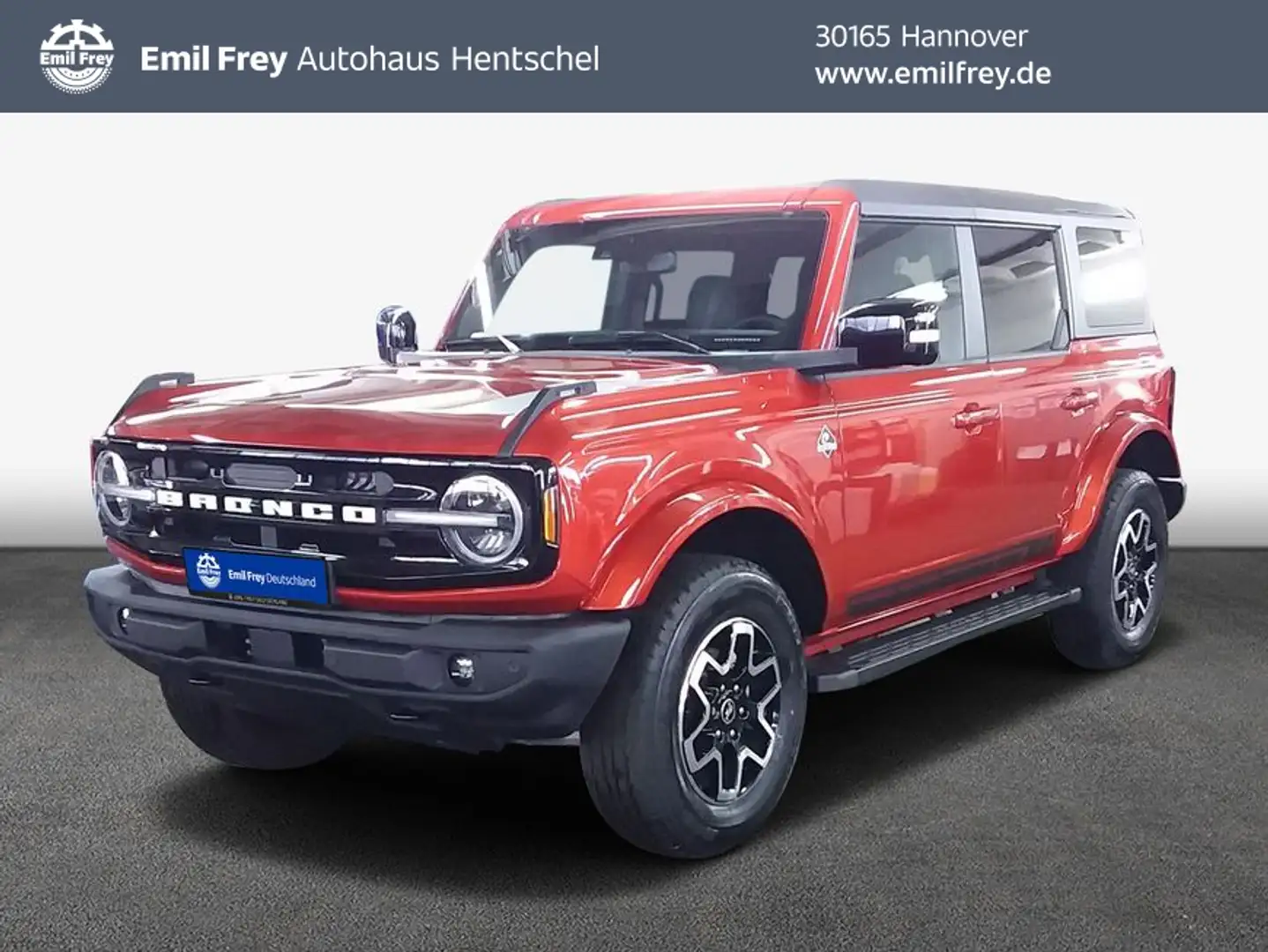Ford Bronco 2.7 EcoBoost V6 Outer Banks 246 kW, 5-türig Rot - 1